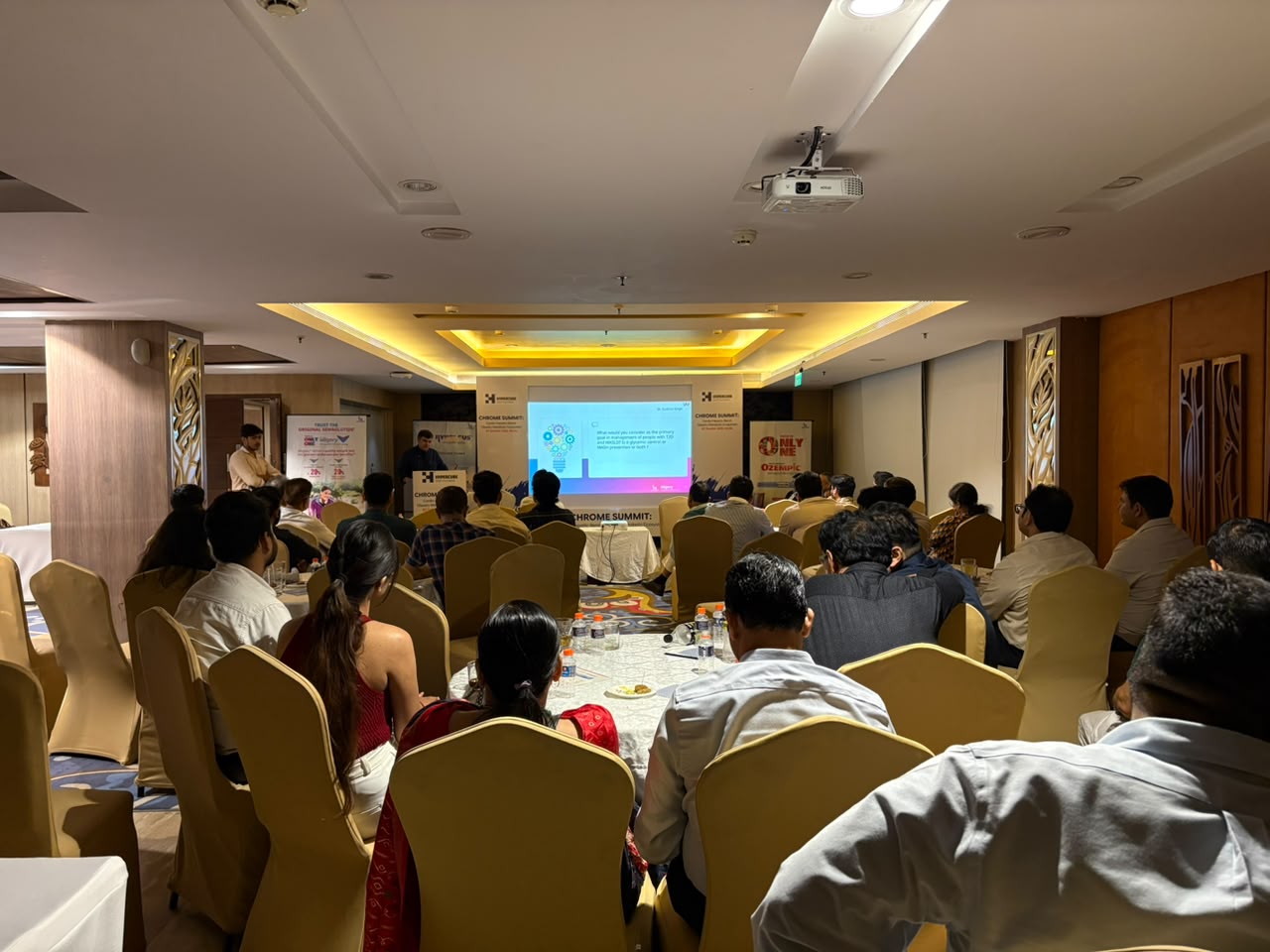 Doctors and healthcare professionals attending the Chrome Summit 2026 session