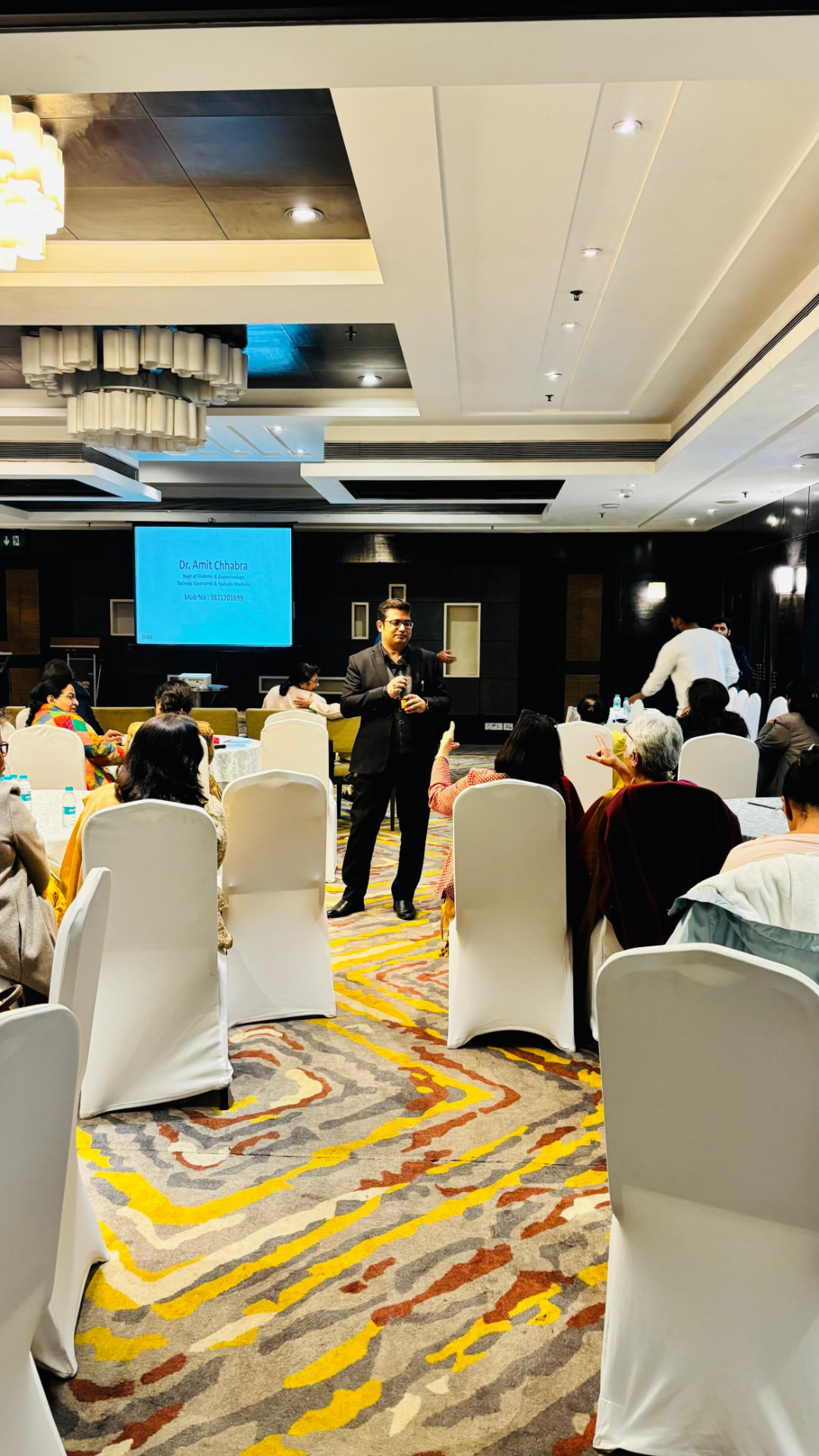 Doctors attending the Management of Hypothyroidism in Pregnancy conference