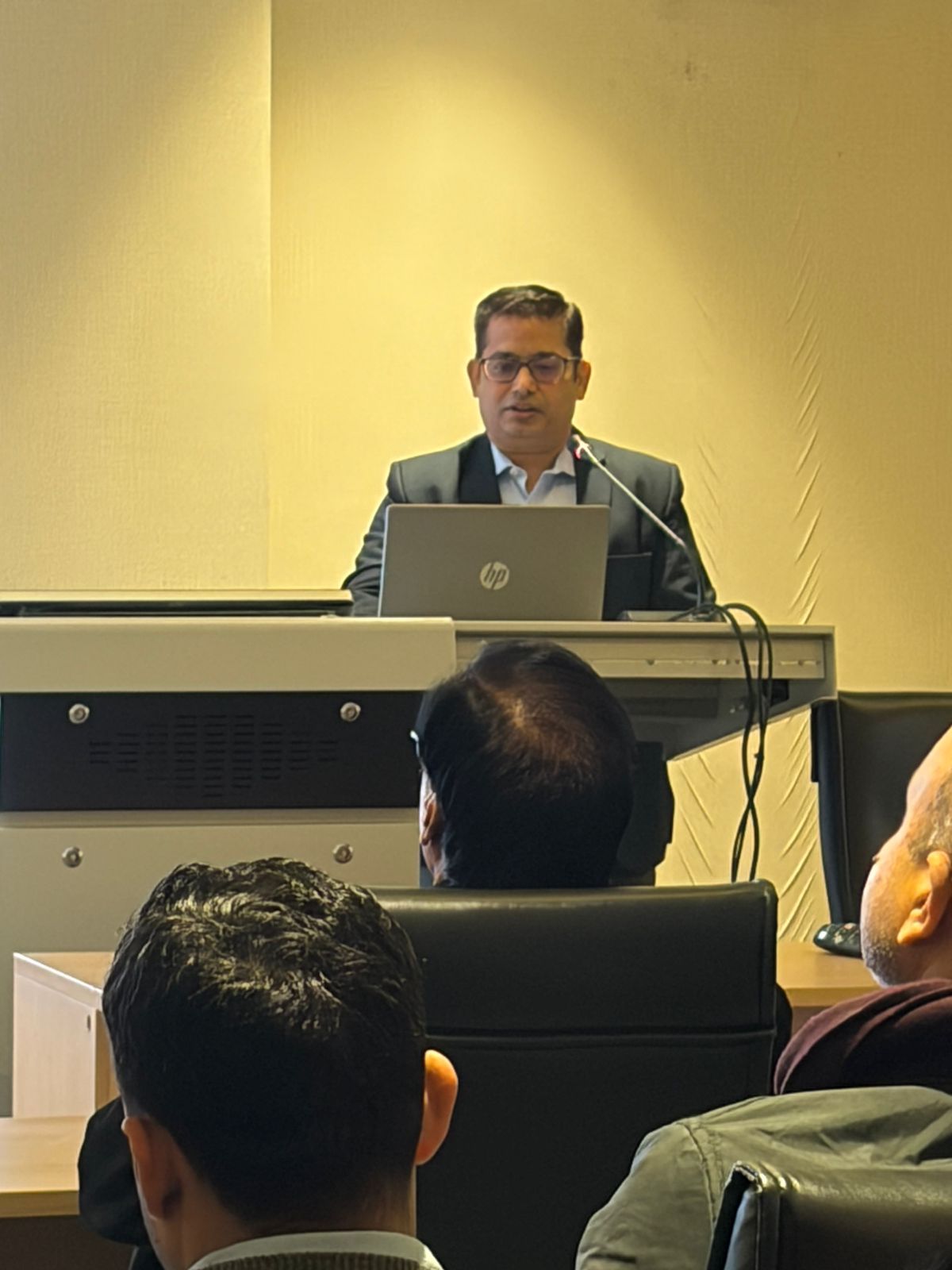 Dr Amit Chhabra speaking at the Obesity Awareness and Management conference